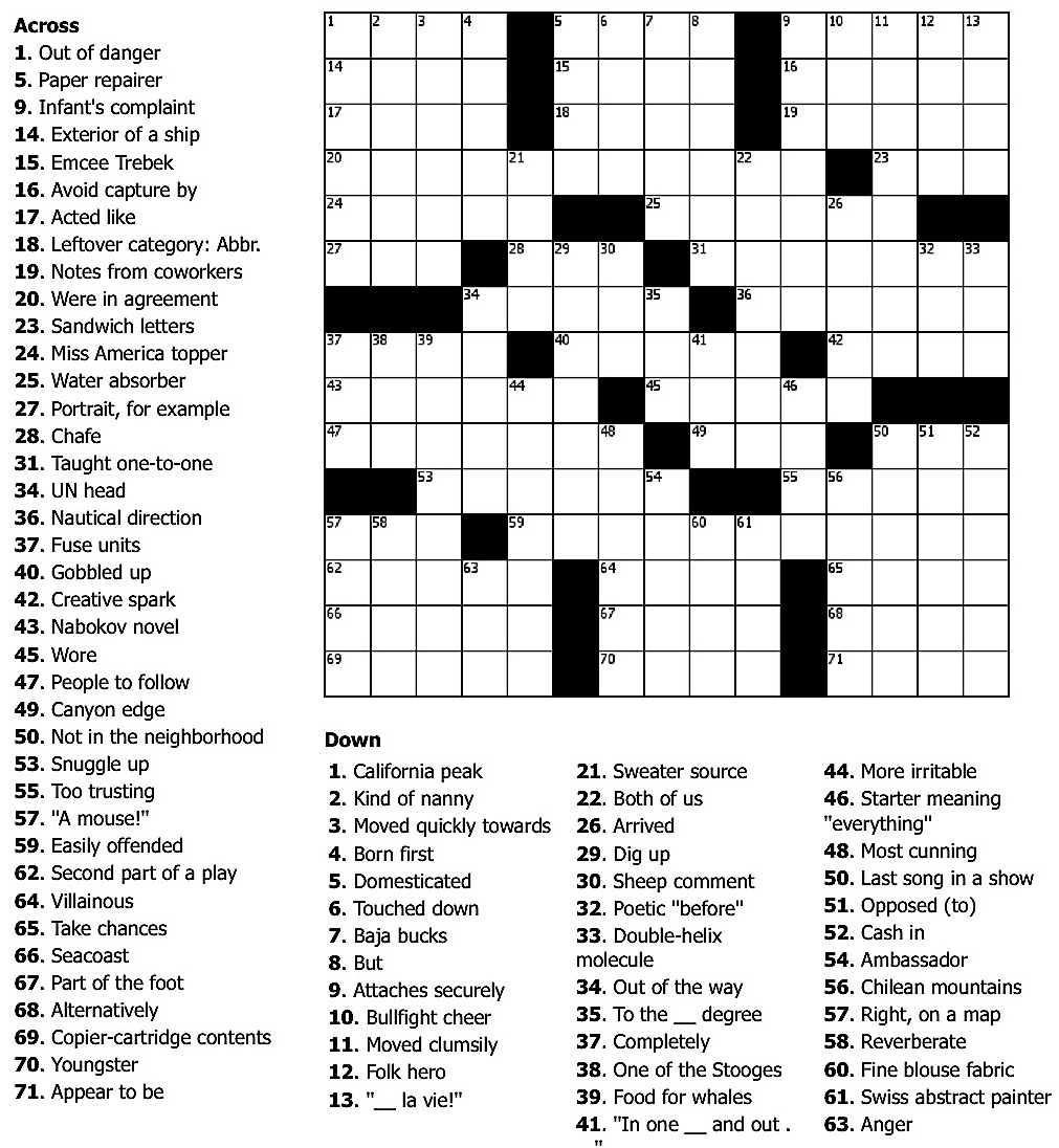 Puzzles for Feb 10-11 Number search/Sudoku/Word search ...